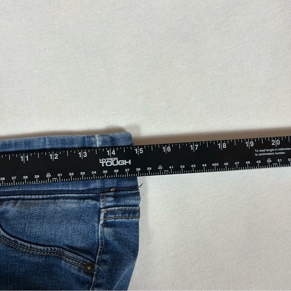 Old Navy Dark Blue Distressed Jeggings - Picture 7 of 11